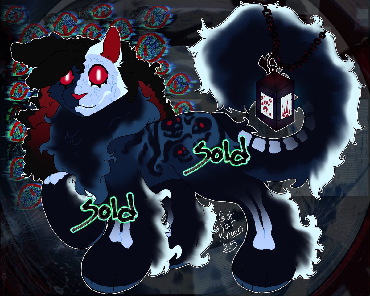 ViiParty's tweet image. [SOLD] Haunted kitty!

[#kofi, #adoptable, #furry, #furryart, #furryadopt]