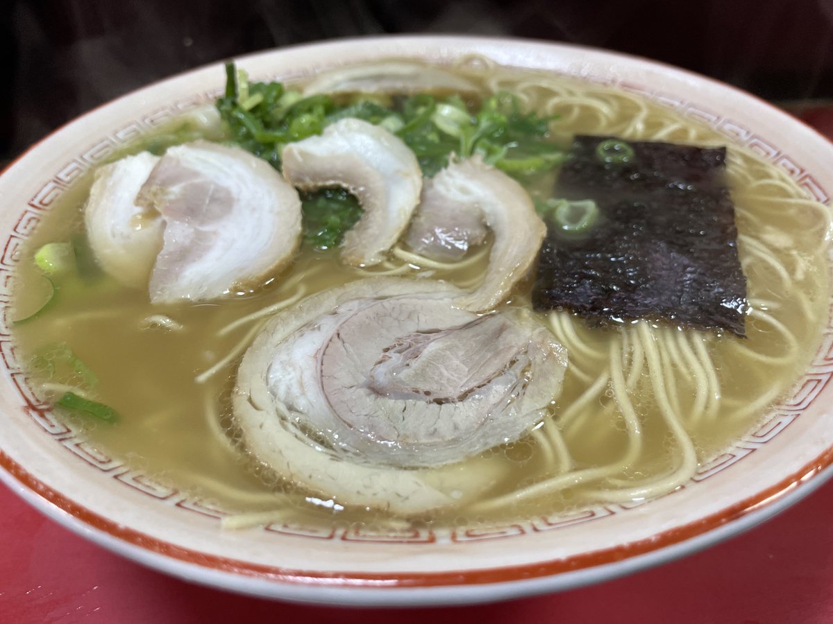 お昼ごはんはラーメンです🍜 (@ 三洋軒支店 in 志免町, 福岡県) app.foursquare.com/share/checkin/…
