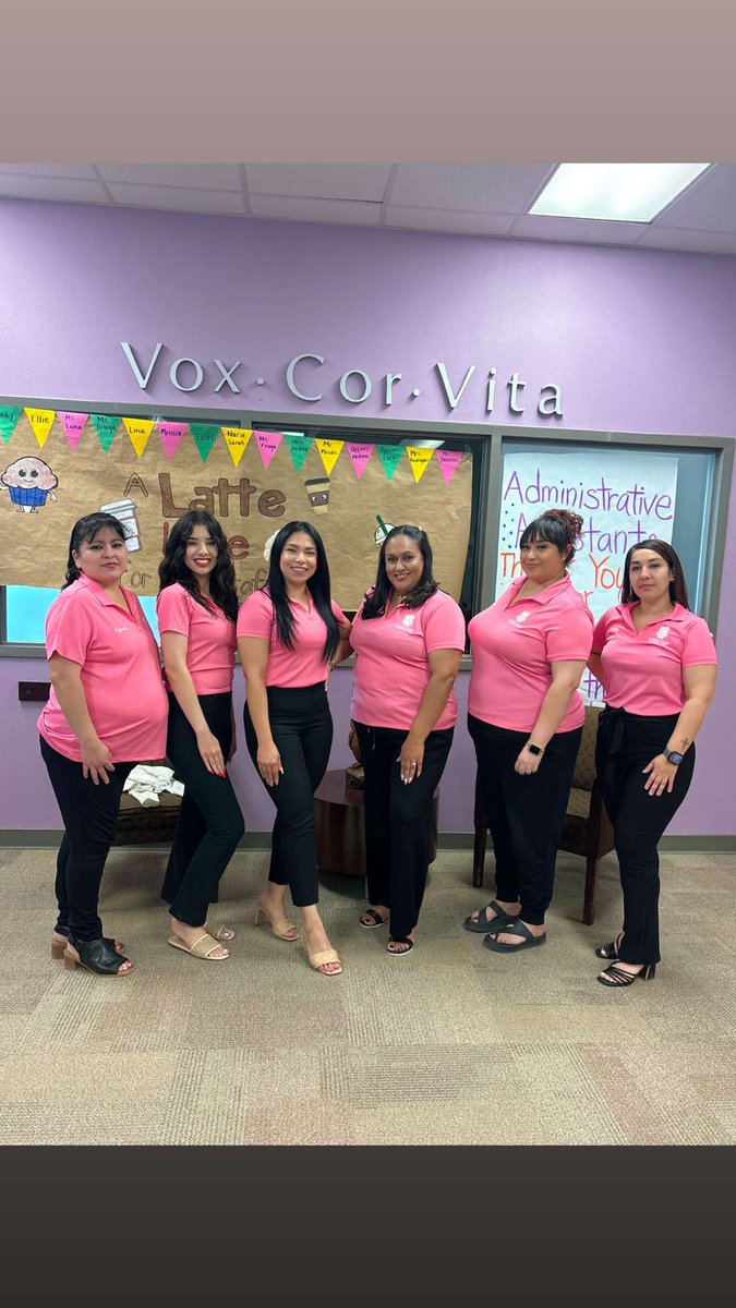 MRidge_ES's tweet image. On Wednesdays, our Administrative Assistants wear pink!! They’re no mean girls though!! They provide OWLSOME customer service to our learning community!! 🩷🦉🩷 #TeamSISD #GameOn #WEbeforeMEatMRE