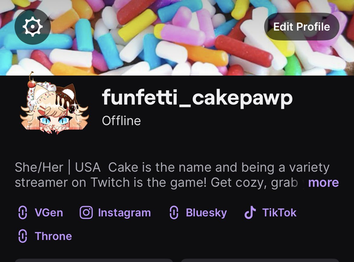 Cake_Pawp's tweet image. Y’ALL @stwaberi DID IT AGAIN.

They ate and left ZERO crumbs with my new pfp for Twitch!! 💖

They even gave me cutie patootie nails as a bonus surprise I didn’t even have to ask for! 😭💕  They go above and BEYOND, so go commission them right NOW!

✨🎀( #pfp | #vgen | #artmoots