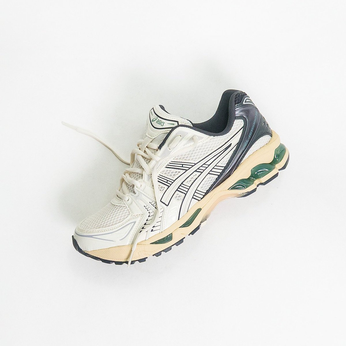 ASICS GEL-KAYANO 14 “Cream/Obsidian Grey” (アシックス ゲルカヤノ