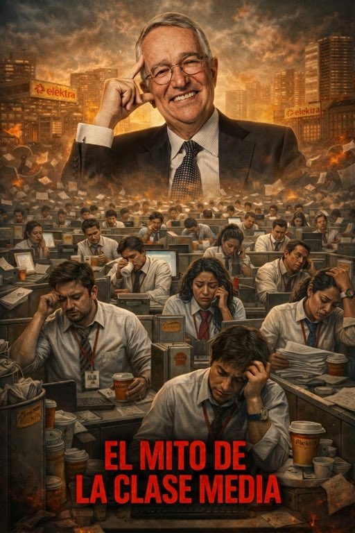 El mito de la clase media es uno de los velos ideológicos más sutiles del capitalismo mexicano. No porque no exista como estadística, sino porque se presenta como un peldaño entre la pobreza y la riqueza, cuando en realidad todos los trabajadores están sujetos a las mismas