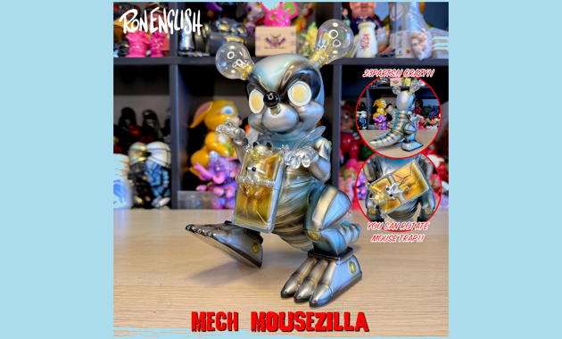 BlackBook ToyからRon English氏との約9年ぶりの新作「Mech Mousezilla
