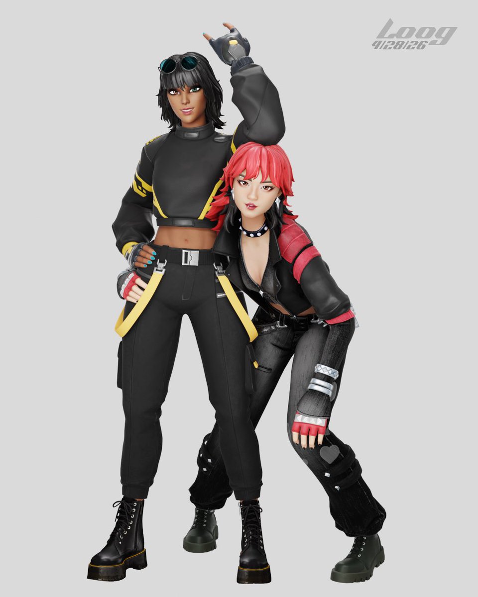 I’ve been meaning to do a duo render w them! 😅