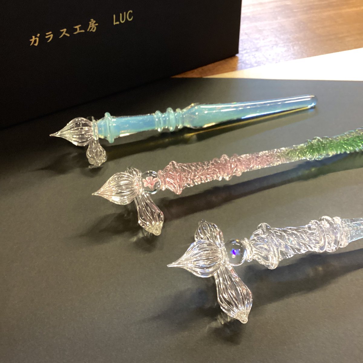 ガラス工房 LUC さんからガラスペンが入荷しました 🪼ラティチェロ
