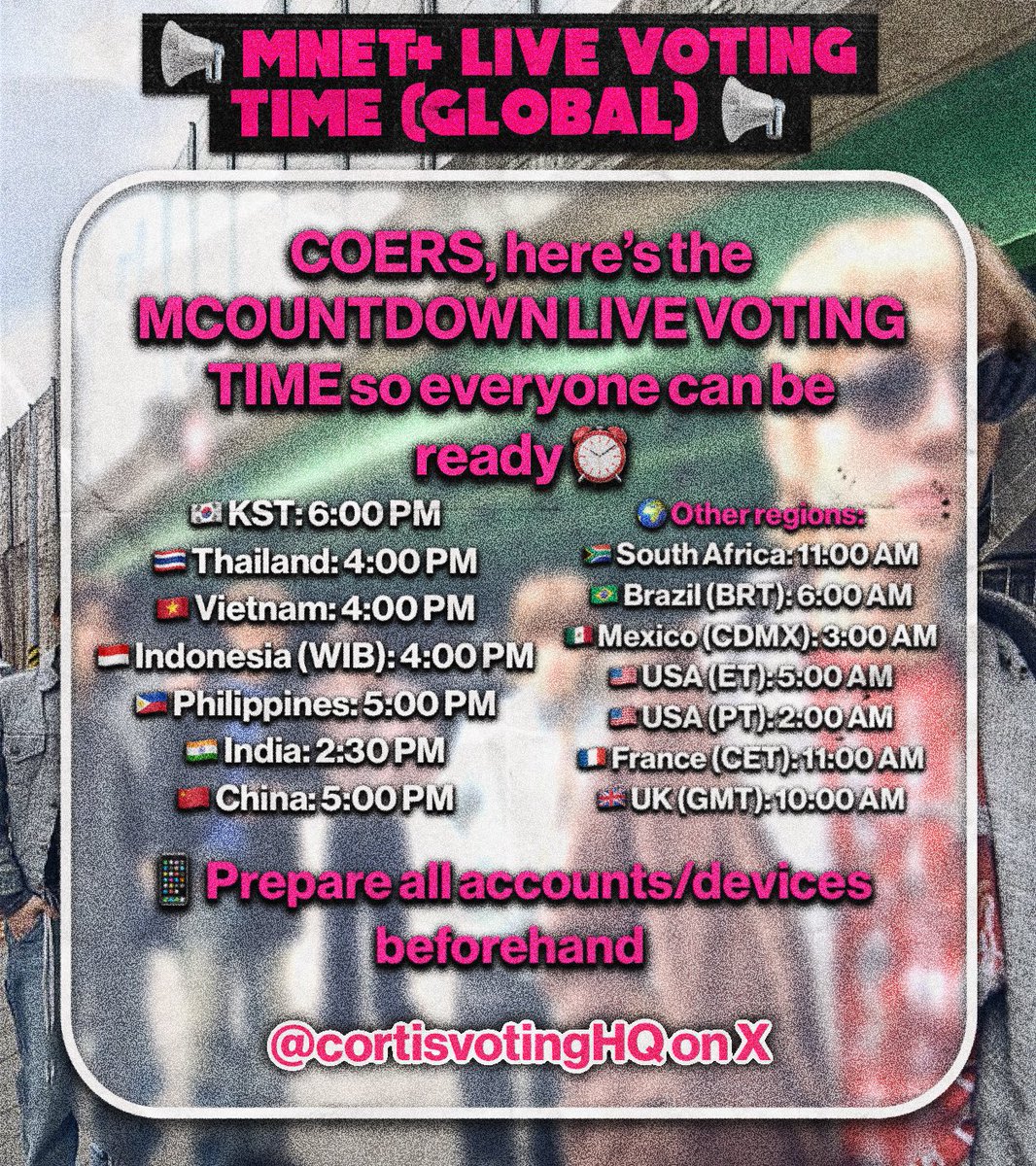 CORTIS VOTING UNITE tweet media