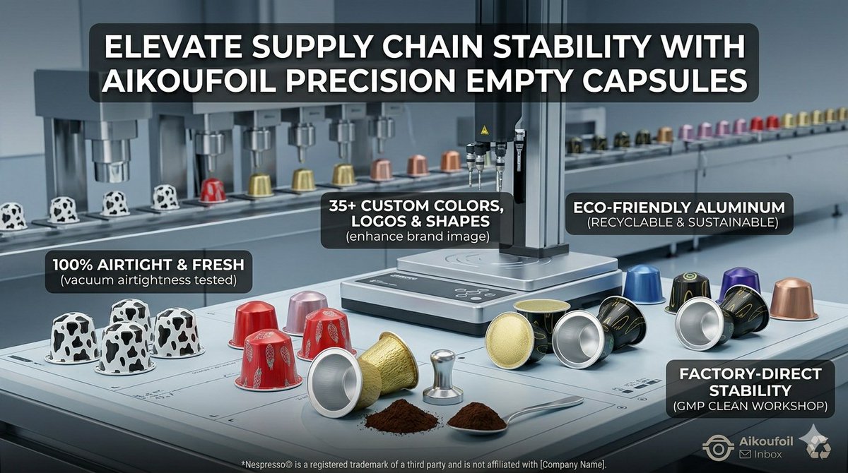 Aikou_Foil's tweet image. Is your packaging holding you back? ☕
✅ 100% airtight vacuum testing 
✅ 35+ custom colors &amp;amp; logos 
✅ Nespresso machine compatibility 
✅ 100% recyclable materials
Scale your brand with 1.1B+ annual capacity. 📈 #CoffeeRoasting #SustainablePackaging #B2B