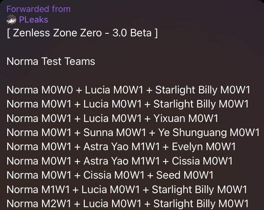 Zenless Zone Leaks tweet media