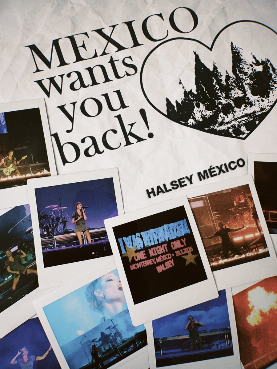 halseymexico's tweet photo. Hace un mes y todavía no superamos lo que fue ver a @halsey como headliner del @TecatePalNorte y vivir esa conexión tan real. 

Gracias a todxs lxs que formaron parte del Fan Project y por ser la mejor compañía, hicieron que la espera valiera la pena. 🦋

#MexicoWantsYouBack ❤️‍🔥 https://t.co/fmU2IUw6Lk
