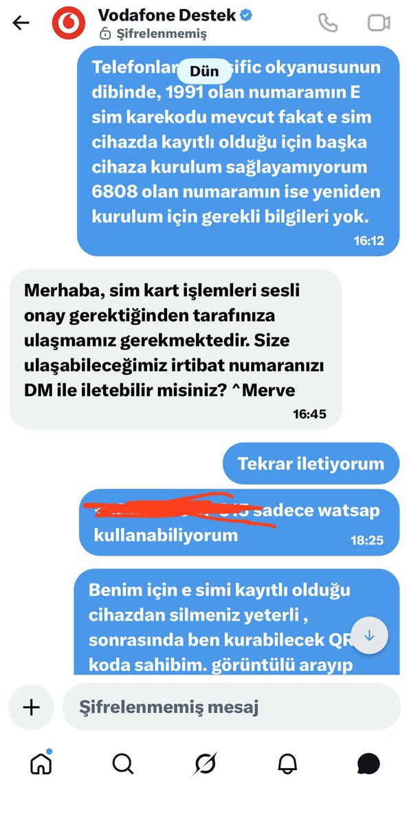 tespitcan's tweet photo. @VodafoneDestek @VodafoneTR @vodafone @VodafoneIT @VodafoneGrads @EnginAksoy72  BAKIN MİLLET !! SORUNU OLAN VE ÇÖZÜM ÖNERİSİ İLE BİRLİkte GELEN BİR MÜŞTERİ VE KARŞISINDA ASLA SONUCA ULAŞAMAYAN BİR ÇÖZÜM MERKEZİ… 20 yılı aşkın süredir müşterisi olduğum bu kuruma yazık..! https://t.co/1FlSiU7dEc