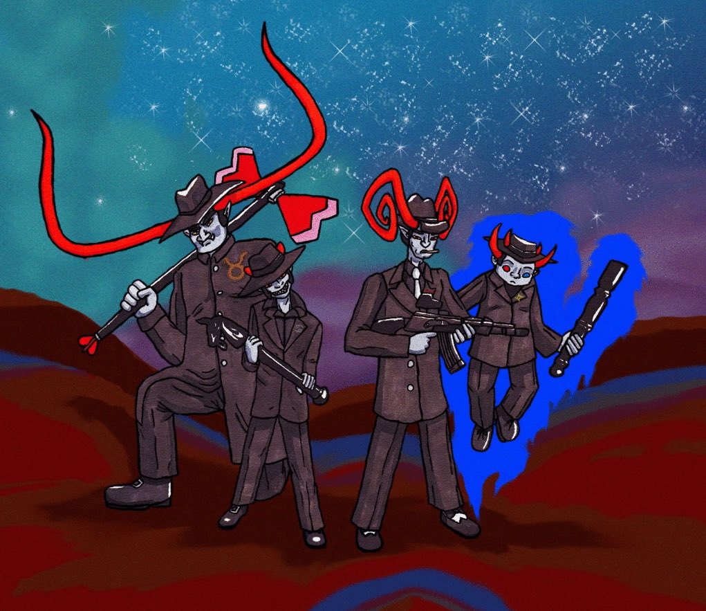 BkOnMyCrackNoir's tweet photo. #StabDads #KarkatVantas #AradiaMegido https://t.co/NjfHZfRr1Y