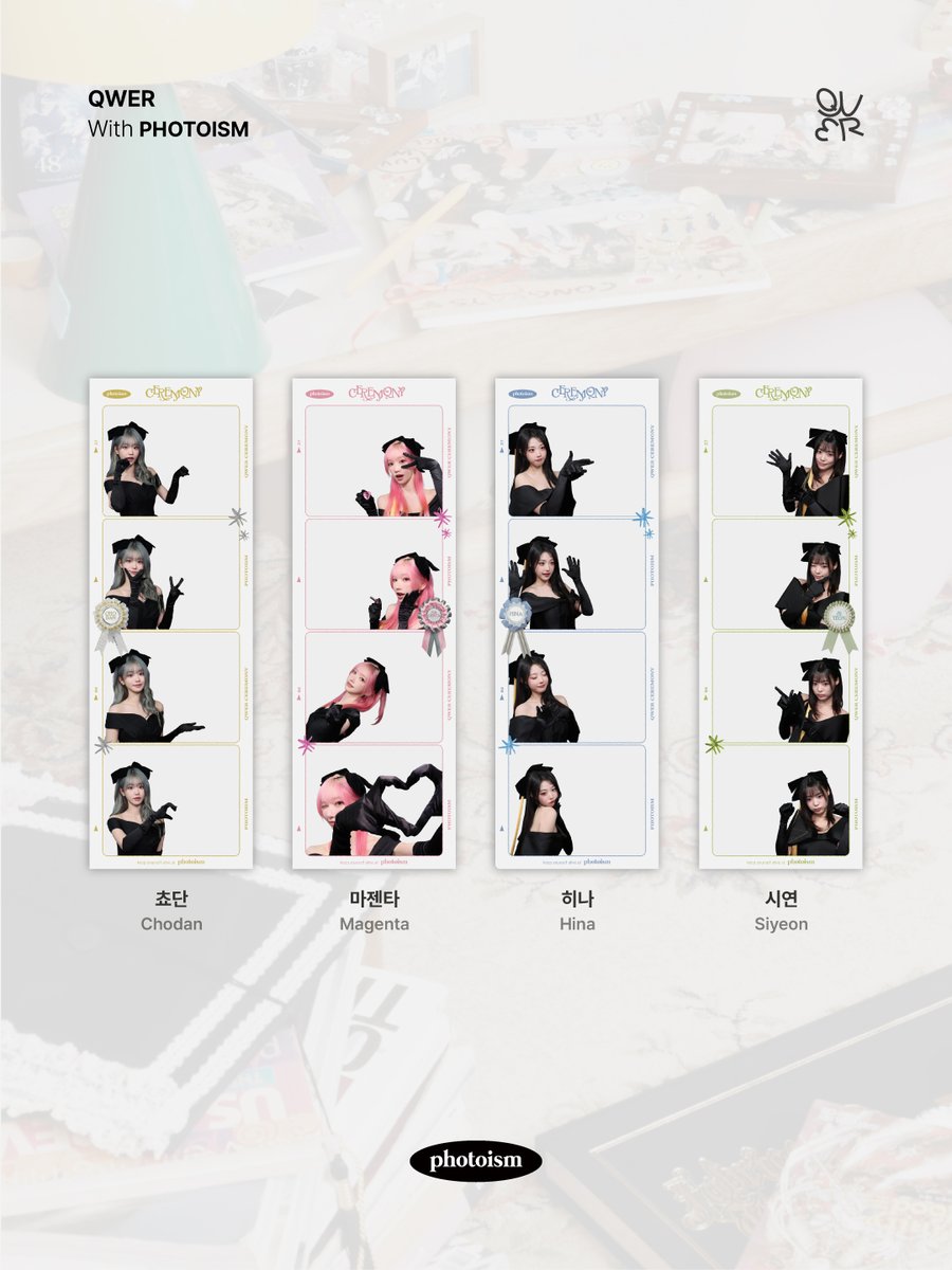 PHOTOISM X QWER ARTIST FRAME OPEN ! 「QWER」の4th Mini Album