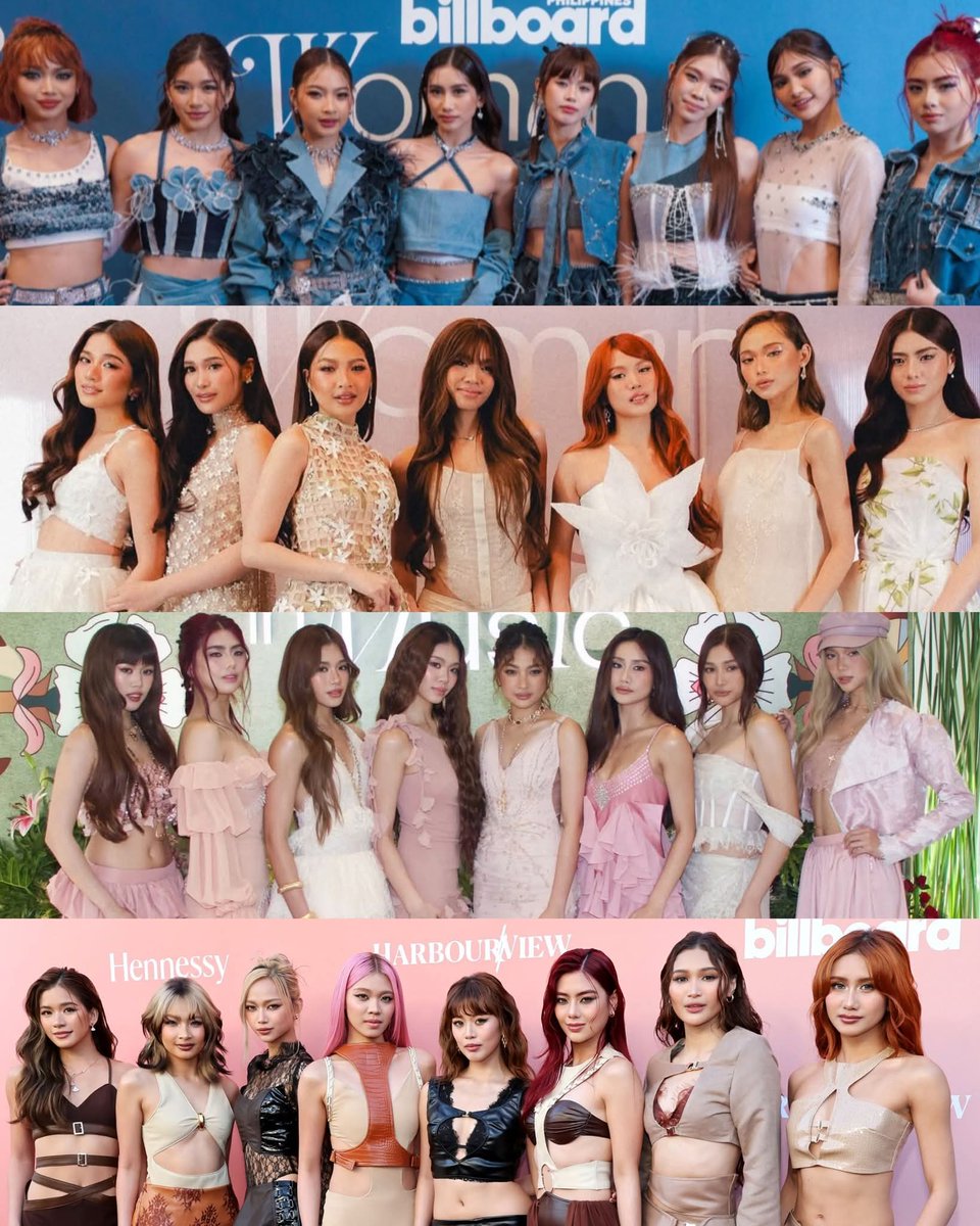 P-Pop Queens through the years at the #BBWomenInMusic Red Carpet. 🌸✨️

#BINIForBBWomenInMusic
#BINIGlobalForceHonoree

- Admin R