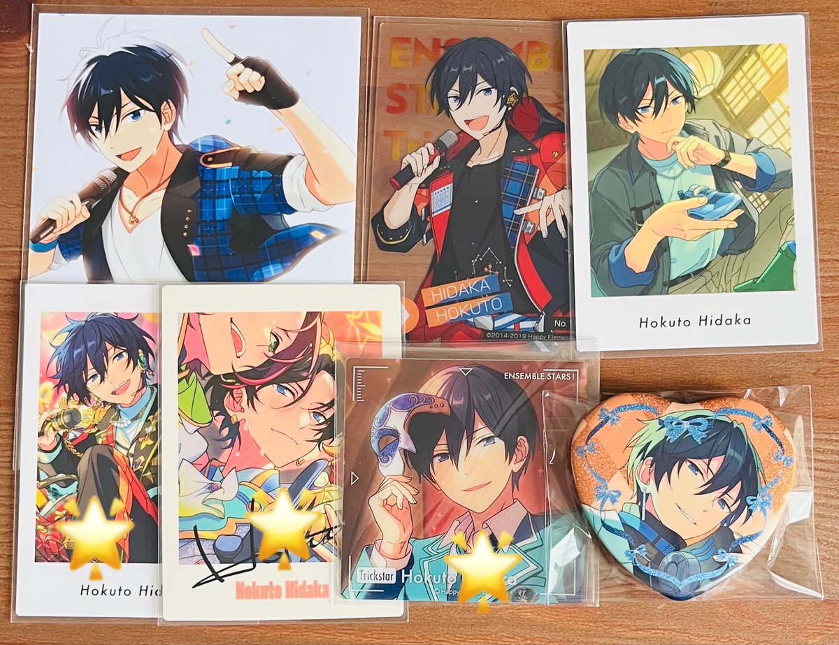 ensemble______4's tweet photo. 【交換】【譲渡】
あんスタ あんさんぶるスターズ!! クリアカード クリカ エモカ ぱしゃっつ メタカ ウエハース 前髪クリップ スクエアクリアカード ハート缶バッジ

譲▶︎Trickstar 北斗 スバル 真緒 真

求▶︎定価＋送料
零(i3、2弾3弾以外)なんでも検討
＜固ツイ

条件⬇️
福岡手渡しまたは郵送 https://t.co/ZWIlw9qHP4