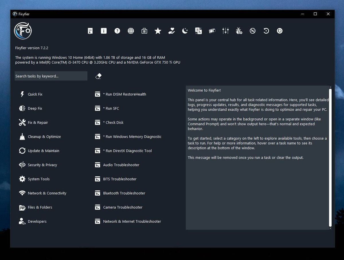 GeekOnTheLoose's tweet image. Fixyfier v7.2.2  
👉 Free all-in-one Windows repair and optimization tool. 
oldergeeks.com/downloads/file… 

#ComputerRepair  #PCRepair #Tech