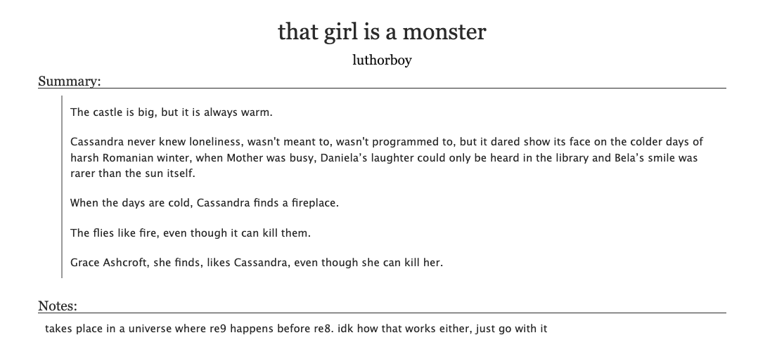 luthorsilver's tweet photo. - cassgrace, a drabble #graceashcroft #cassandradimitrescu 

https://t.co/2zIR43SUD1 https://t.co/mCSkYsqVzm