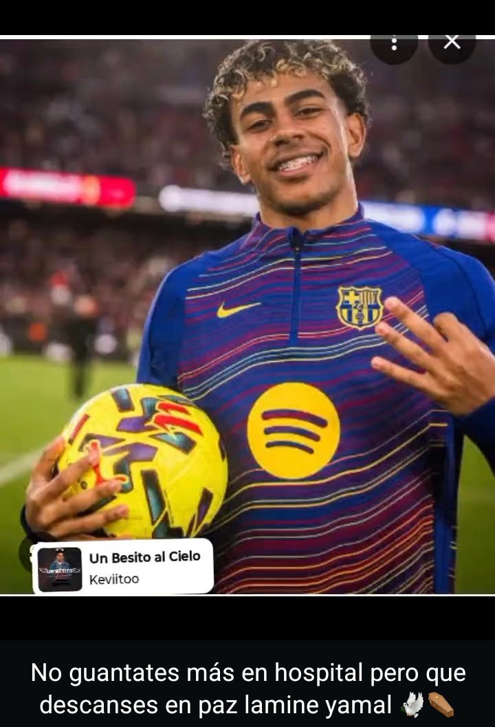 Ahre, se moría lamine yamal
