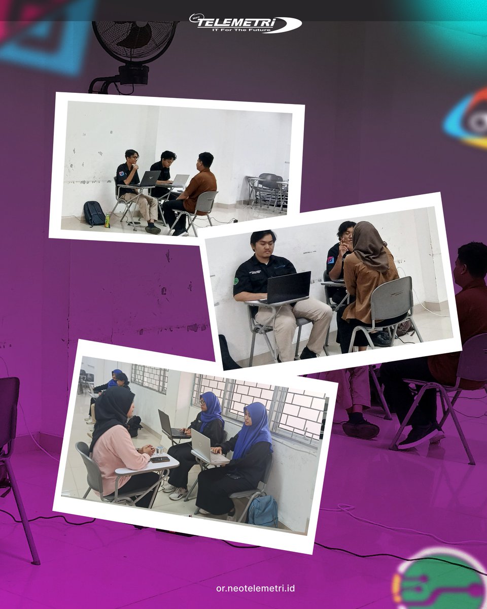 neotelemetri's tweet photo. [RECAP WAWANCARA OPEN RECRUITMENT 15]🗣️

Halo calon Neoters!

Terima kasih telah mengikuti rangkaian Open Recruitment 15 hingga tahap wawancara. Kalian keren banget🤩!

Tetap semangat dan jangan lupa untuk terus pantau media sosial Neo Telemetri untuk info selanjutnya! https://t.co/n036Fti03d