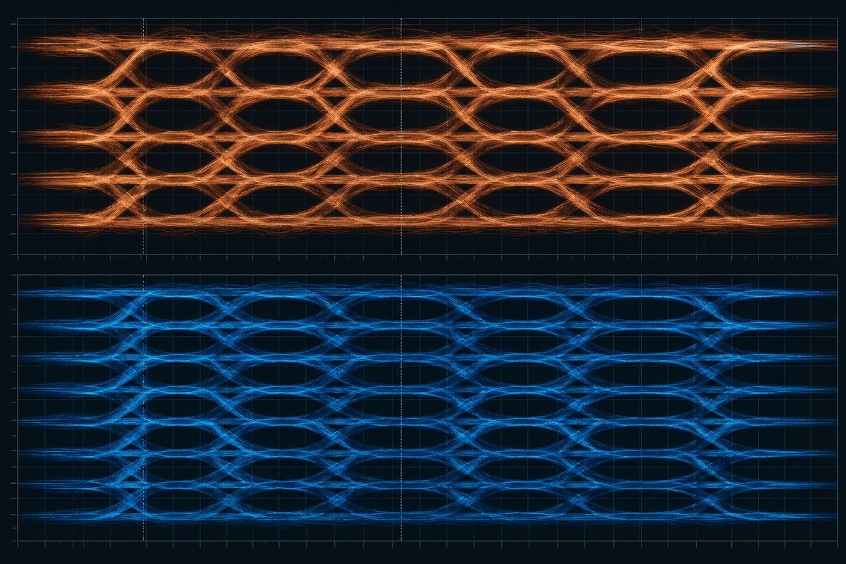 design96957's tweet image. Pushing 224G/lane needs more than low-loss laminates. Analyzing PAM4 to PAM8 shifts &amp;amp; 9.5dB SNR penalty. Precision ballout/via stub minimization is baseline.

hello@circuit-board-design.com
circuit-board-design.com
#PCBDesign #Hardware #SerDes