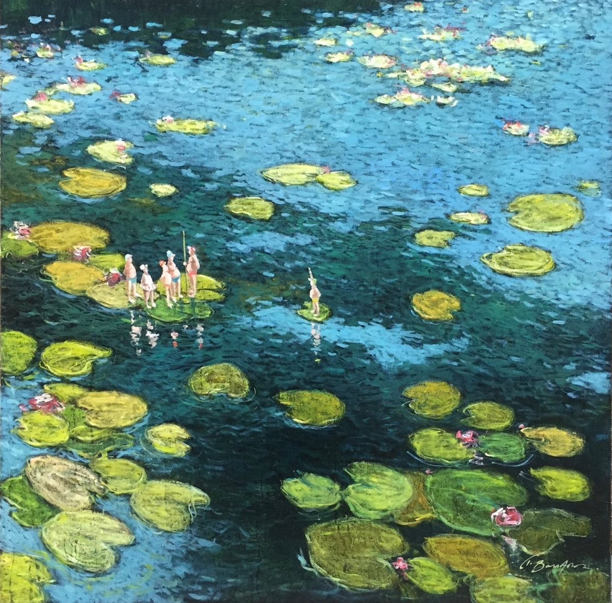 トーマス・ボサール
（Thomas Bossard、1971-）
『水泳の授業』
（Cours de natation）