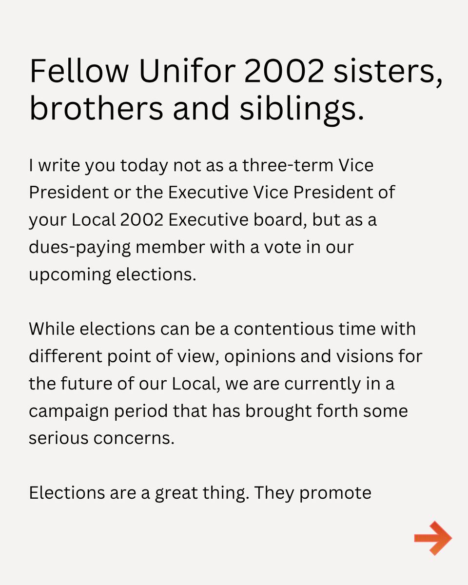 THDM02's tweet photo. "Please make sure you use your rights as a dues-paying member of Unifor 2002 to vote on May 4-7, 2026. Let’s make sure the “silent majority” casts a vote so our Local can move forward with a strong mandate for the elected leadership.
#unifor
#unifor2002
#unifor2002elections https://t.co/q8zKSyMkx4