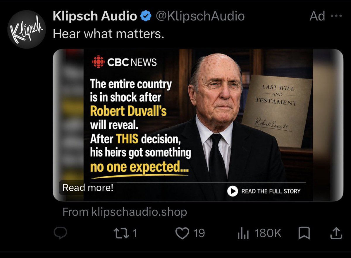 daddymoderate's tweet photo. @KlipschAudio I think your account may have been hacked https://t.co/N5MCg5pweb