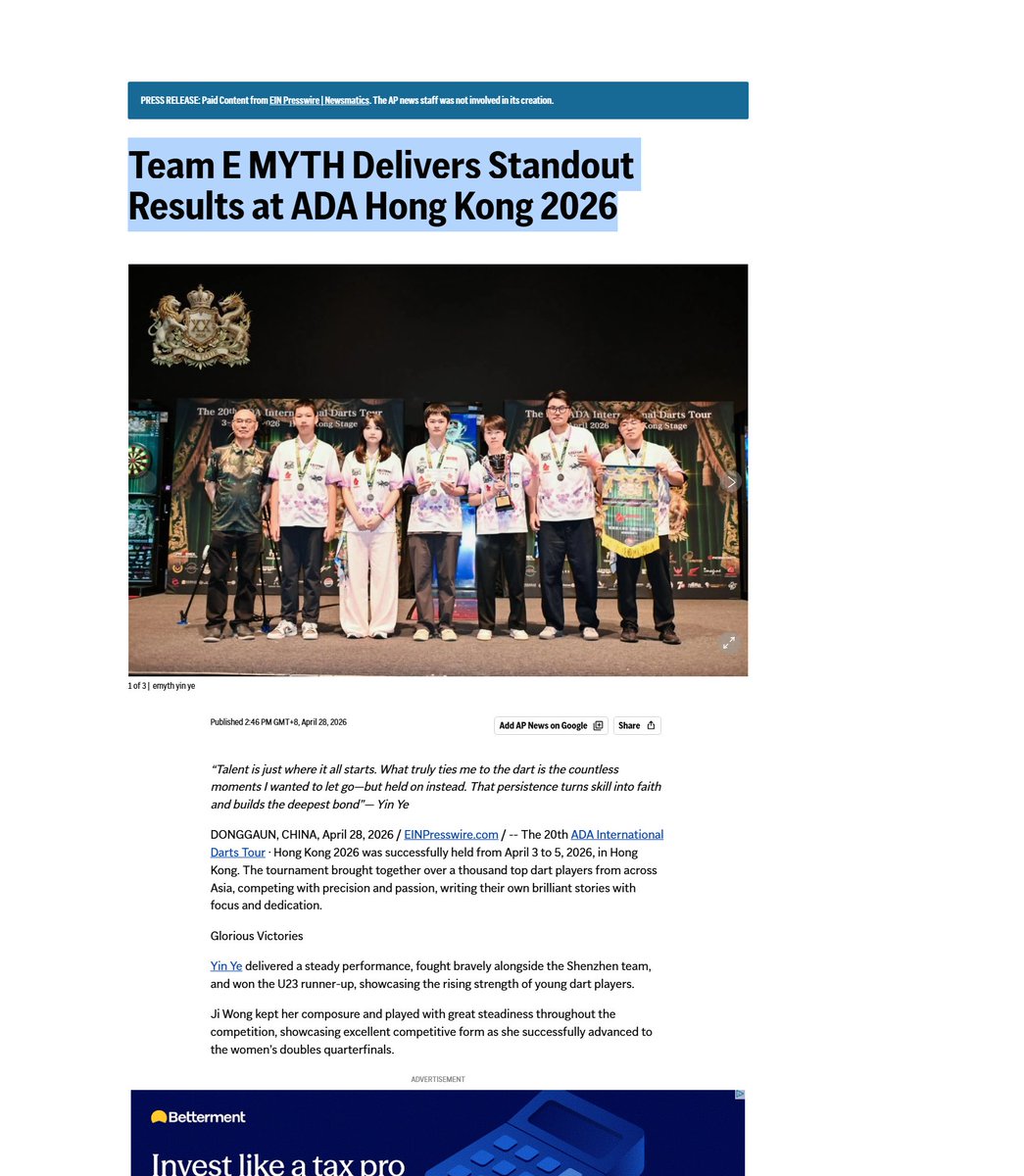 Emythdarts tweet media