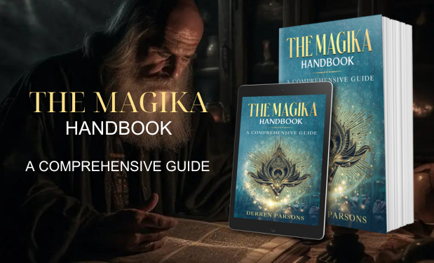 DParsonsAuthor's tweet photo. Magic in Arghost isn't a gift. It's a system — ancient, structured, and dangerous to those who don't understand it.  The Magika Handbook breaks it down. Companion volume to The Chronicles of Arghost — also on Amazon.  Link in bio. ⚗️
#MagikaHandbook #FantasyMagic #MagicSystem https://t.co/KYH8QNaPT3
