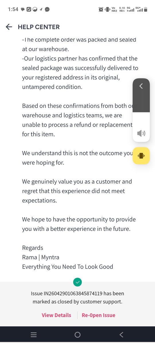 amitt7417's tweet image. @myntra @MyntraSupport

Very disappointed with @Myntra

Received missing item in my order but still my refund request was rejected without proper proof. This is completely unfair.

I request immediate re-investigation and refund, else I will

#MyntraFraud #CustomerRights