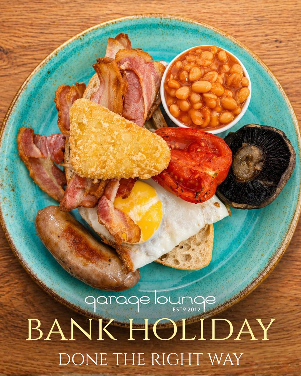 garageloungeuk's tweet image. The long bank holiday this weekend is calling for a BIG fuel up 🍳🥓

#GarageLounge #Coffee #Portsmouth