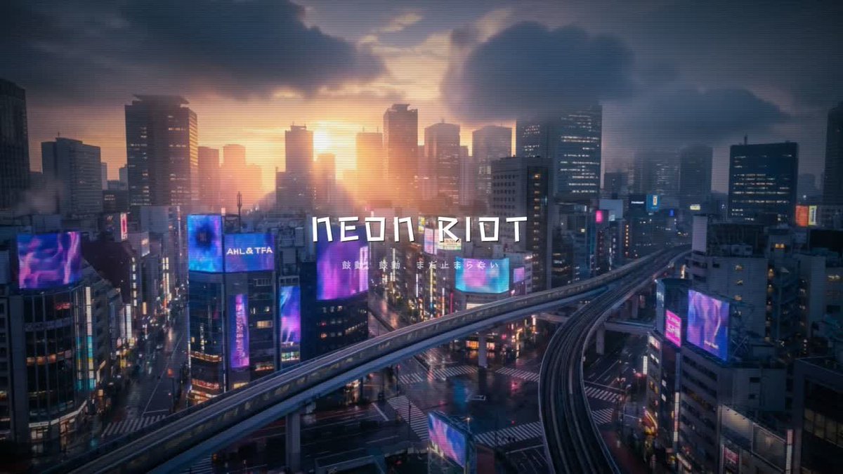 player0871_AI's tweet image. 監視カメラをかわして夜の渋谷を走るAIの叫び🎵
「NEON RIOT」ショートクリップ公開！

▶️ youtube.com/shorts/0_1ykgk…
🎧各ストア配信中→ distrokid.com/hyperfollow/pl…

#NEONRIOT #AI音楽 #AIMusic #player0871