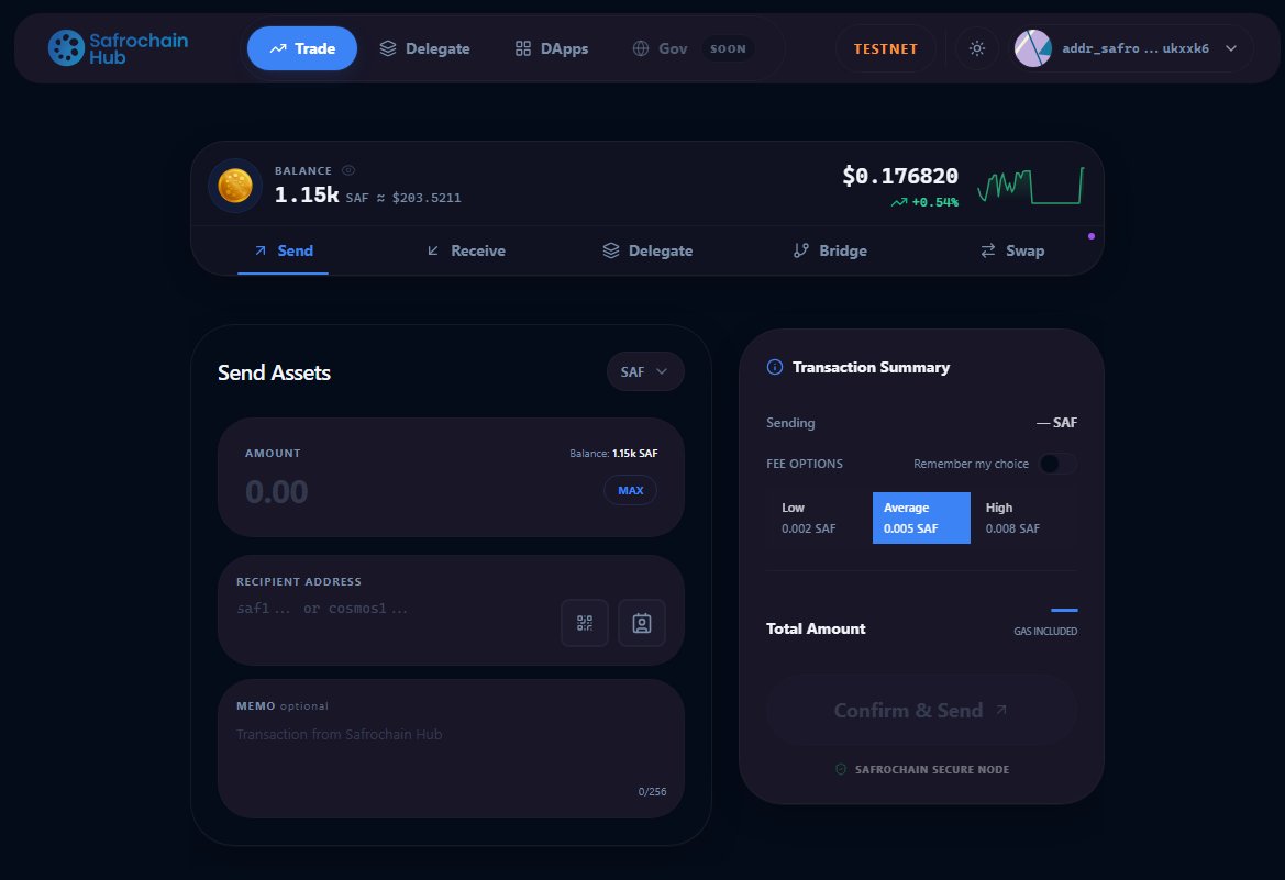 nuflorenz's tweet image. Safrochain is the gateway to a human centered blockchain ecosystem built for Africa connecting users to tools for payments, savings, governance &amp;amp; real-world use cases. hub.safrochain.com
@safrochain #safrochain #safrochainhub #blockchain