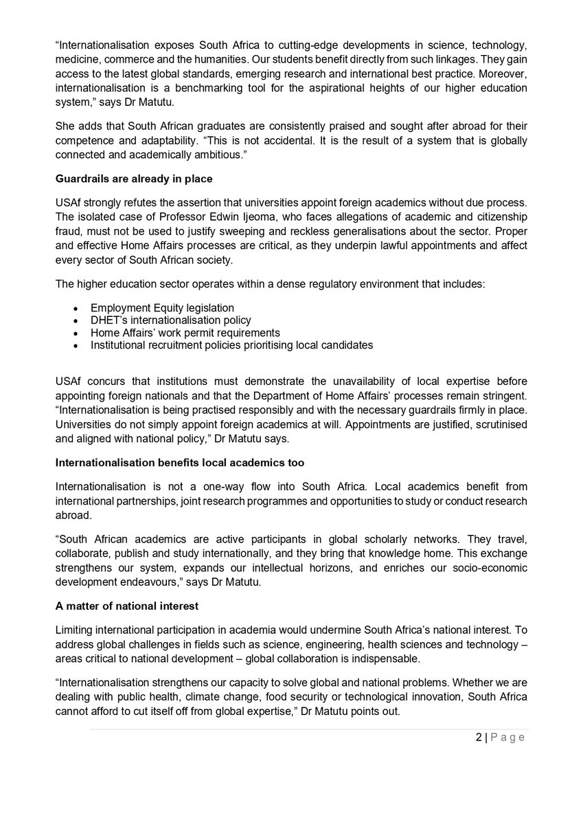 Universities South Africa tweet media