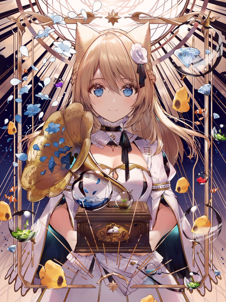プライム1スタジオ様より、以前出した画集の表紙「だいすきが、溢れ出す。」をフィギュア化していただけることになりました！1/5スケール！大きい！！！ボーナス版にはB2布ポスターも付いています！よろしくお願いします！🥳🥳🥳