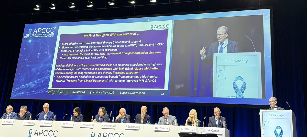 dmukherji's tweet photo. #APCCC26 Debate: Patients with high-risk localised #ProstateCa need the addition of an ARPI to RT plus long-term ADT? 
For addition of ARPI to RT plus ADT -  Tsunami of data coming! #RiskStratification essential @ChrisSweens1 @OncoAlert https://t.co/XORrYMxz9E