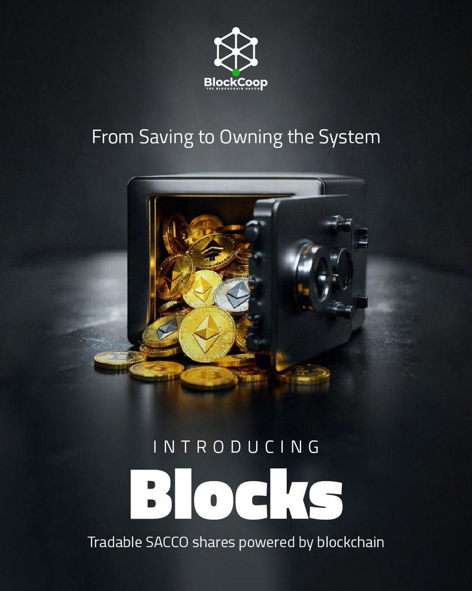 BlockchainSACCO's tweet image. The Blockchain SACCO ready for today to explain why BlockCoop SACCO running on blockchain is a good example of what’s needed to upgrade saccos

#blockchain #crypto