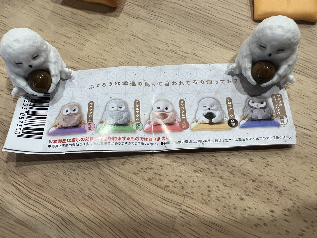 coromowl's tweet photo. ねえ被りすぎだってwwww
メンフクロウとは言わんが3種類欲しかっただけなのに…！！笑 https://t.co/HfP53dQfAG