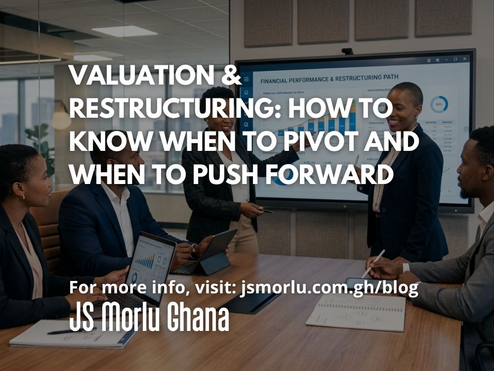 MorluJs's tweet photo. Valuation &amp; Restructuring: How to Know When to Pivot and When to Push Forward #businessmodelpivoting #businessoptimisation #businessrecoveryplanning #businessturnaroundGhana #businessvaluation #corporaterestructuring #financialperformanceanalysis #Ghana...
https://t.co/jXSJZHbXcZ https://t.co/YzGJUn2NIb