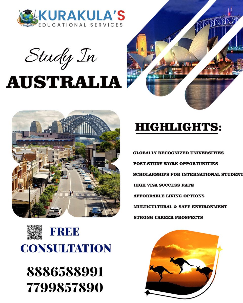 KEduserv's tweet image. Study in Australia 
Top universities | Work while studying | Global career opportunities 
Start your study abroad journey today! 
 Contact us 
  8886588991

#StudyInAustralia #StudyAbroad #InternationalStudents #AustraliaEducation