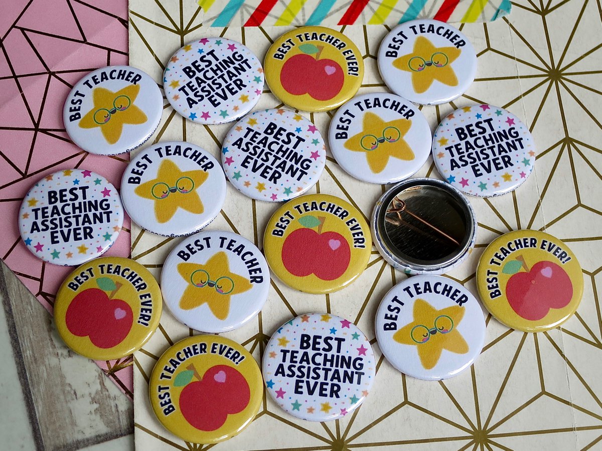 koolbadges's tweet image. Teaching assistant &amp;amp; best teacher badges ⭐ ✏️  
koolbadges.co.uk/best-teaching-… 
#TA #Schoolbadges #shopsmall #ukhandmade #teaching #school #keepsake #badges #badgemaker #25mm #colorful #bright #appreciation #bestTA #bestteachingassistant #bestteacher #class #endofterm #koolbadges