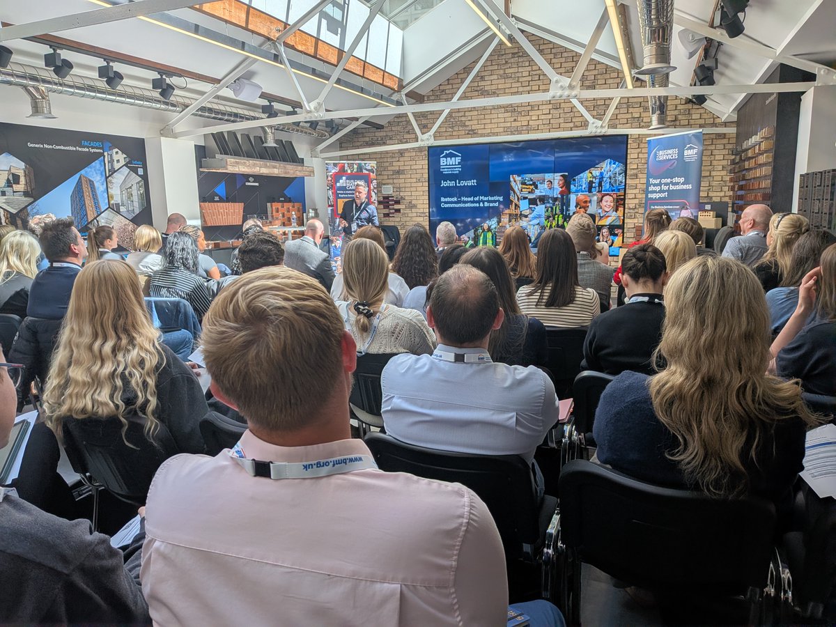 bmf_merchants's tweet photo. The BMF Marketing Forum took place yesterday at the Ibstock i-Studio in London.

It was a great session that brought together marketing professionals from across the building materials sector to discuss challenges and explore what’s next for our industry. https://t.co/TjRJup6iCd