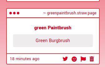 green paintbrush tweet media