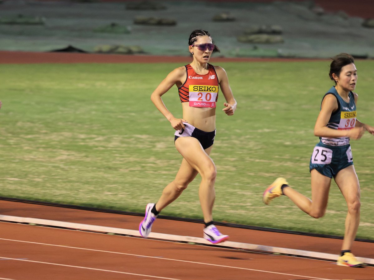 Canon_ACK's tweet image. 🏃‍♀️レース結果🏃‍♀️
4/29(水)
＃第60回織田幹雄記念国際陸上競技大会
女子5000mグランプリA決勝
#𠮷川侑美　15分48分75

応援ありがとうございました！

#Canon
#キヤノン
#陸上