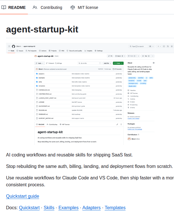 DanKornas's tweet photo. Reusable AI coding workflows for SaaS startups. https://t.co/emY9ydfiwt