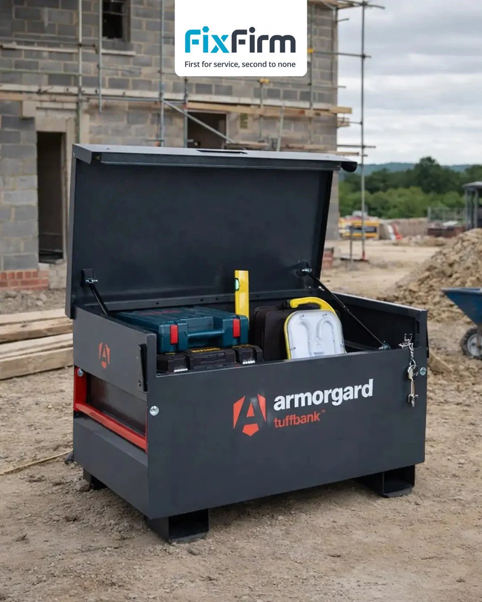 FixFirmGroup's tweet photo. 🔒 Built for maximum protection &amp; durability on-site. 

This upgraded TuffBank delivers unbeatable security with features like anti-jemmy protection, hardened steel plates, and ultra-robust 5-lever deadlocks.

👉 https://t.co/GpvjbS0hqw

#FixFirm https://t.co/pIFrxUVvfw
