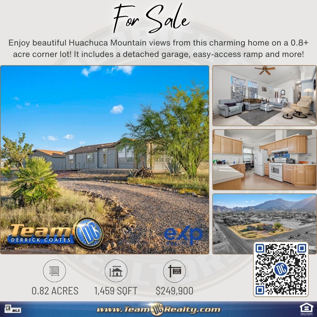 Derrick_Coates's tweet image. 🏡HOME FOR SALE!
📲Call Team Derrick Coates at (520)456-4554 and see this property today!
📍Hereford, AZ
🛏 3 bedrooms
🛁 2 bathrooms
☇ 0.82 acres
✅$249,900
🌐Click on the link for all listing details!⬇️
teamdcrealty.com/details.php?ml…

#Arizona #homebuying #cozyvibes #welcomehome