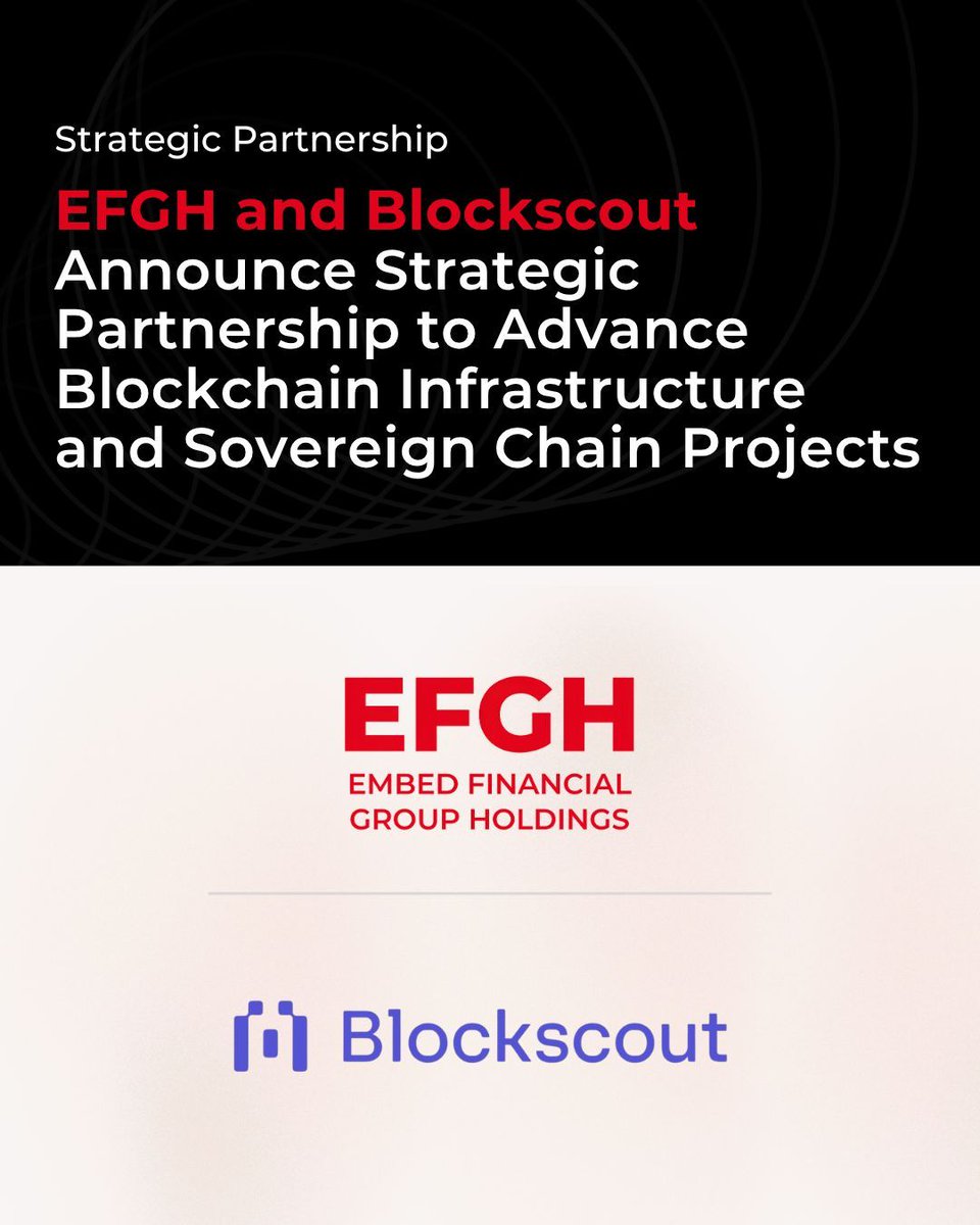 efgh_global's tweet photo. Most blockchains still feel like a black box.
That doesn’t scale.
We’re working with Blockscout to bring real-time visibility.
If you can’t see it, you won’t trust it.
#EFGH #Blockscout #VNL1 #Blockchain #FinTech https://t.co/r7p59iJCmE