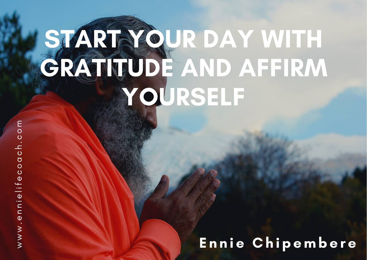 EnnieChipembere's tweet image. Gratitude is on my mind. For I have another gift today: to continue believing in the life I want and doing what I can to go after it. Only I can do it for me. "Wake up and Win!" is my daily motto... after: Thank you Lord for today.😊 

#grateful🙏🏽

#CoachEnnie #lifecoach