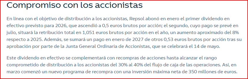 IbexStreet's tweet image. $REP  🇪🇸 #REPSOL #RESULTADOS + #Dividendos