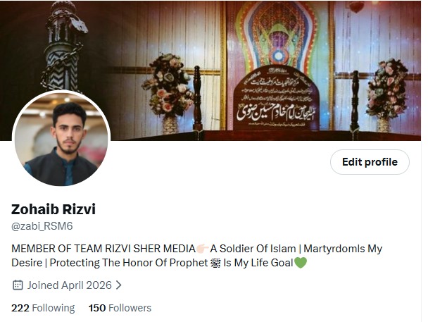 Zohaib Rizvi tweet media